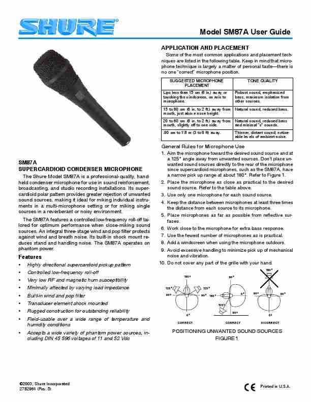 Shure Microphone SM87A-page_pdf